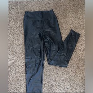 Pleather pants